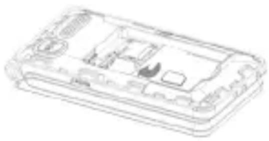 SWITEL M222 - Installing SIM card, memory card and battery - 2