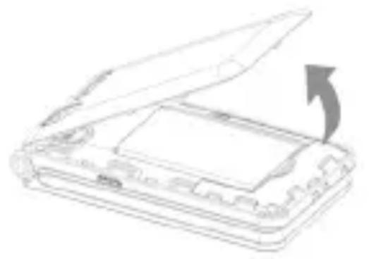 SWITEL M222 - Insertar la tarjeta, la tarjeta de memoria y la batería recargable - 1