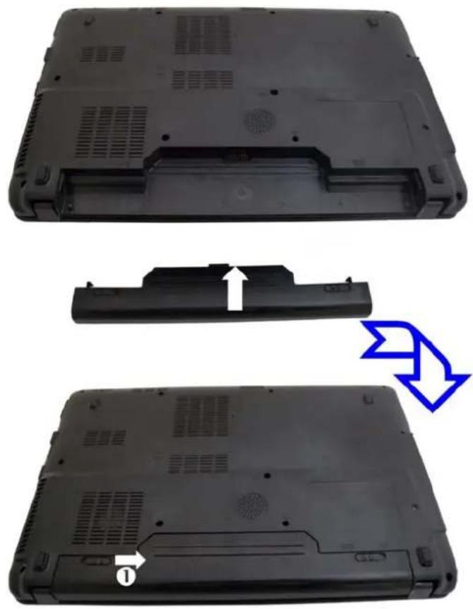 ECS H42IA1 - 插入或移出电池组 - 1