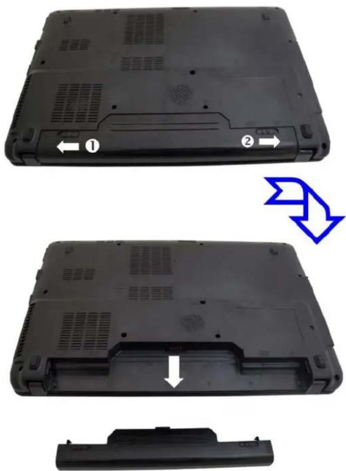 ECS H42IA1 - 插入或移出电池组 - 2