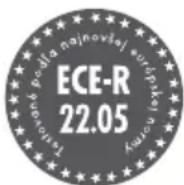 CRIVIT IAN 306775 - Homologácia ECE-R 22.05 - 1