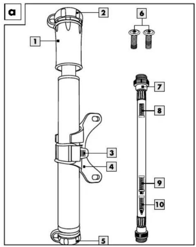 CRIVIT IAN 94826 - Mini-poMpe à air - 1