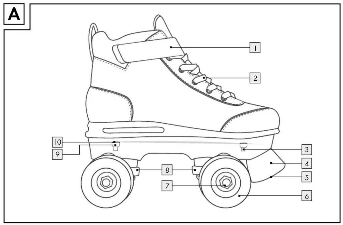 CRIVIT HG05680 - KIDS' ROLLER SKATES - 1