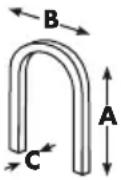 POWERFIX HG01009 - - Staples/nails - 2