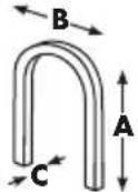 POWERFIX HG01009 - - Agrafes/clous - 2