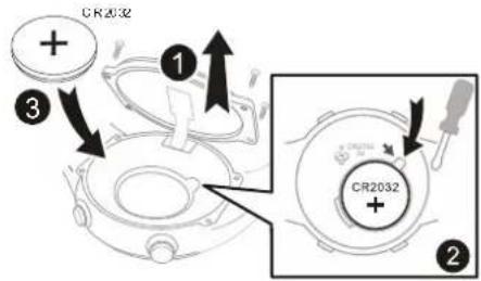 CRIVIT IAN 309652 - Replacing the battery - 1