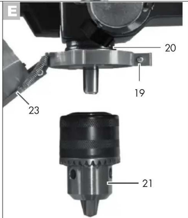 AQUAPUR IAN 373868 - Bench Pillar Drill - 5