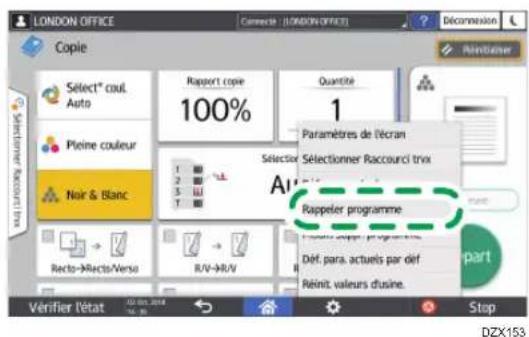 RICOH IM C3000LT - Modification du contenu du programme - 2