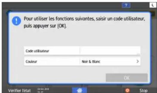 RICOH IM C3000LT - Connexion à partir du panneau de commande - 3