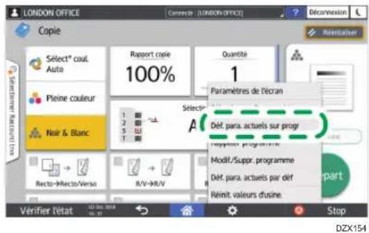 RICOH IM C3000LT - Enregistrement de paramètres en tant que programme - 3