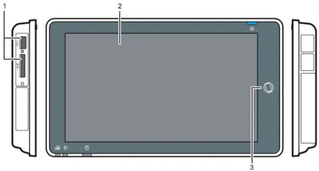RICOH IM C3000LT - Écran tactile/interface - 1
