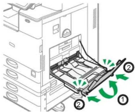 RICOH IM C2000LT - Chargement du papier dans le magasin guide-papier pour pages de garde - 3