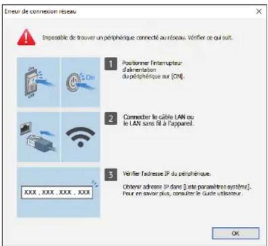 RICOH IM C2000LT - Si I'appareil est introuvable - 1