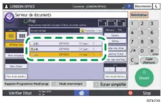 RICOH IM C2000LT - Sur l'écran Home, appuyez sur [Serv. Doc]. - 3