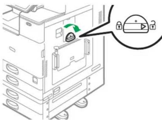 RICOH IM C2000LT - Chargement du papier dans le magasin guide-papier pour pages de garde - 1