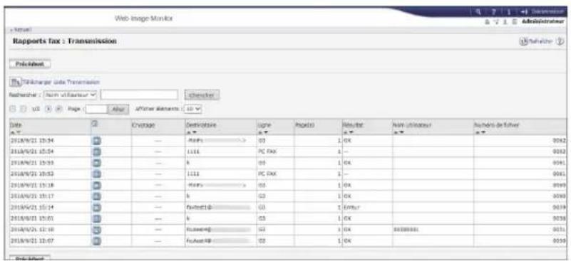RICOH IM C2000LT - Vérification des informations dans Web Image Monitor - 3
