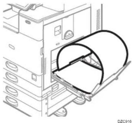 RICOH IM C2000LT - Chargement du papier dans le magasin guide-papier pour pages de garde - 6
