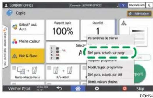 RICOH IM C2000LT - Enregistrement de paramètres en tant que programme - 3