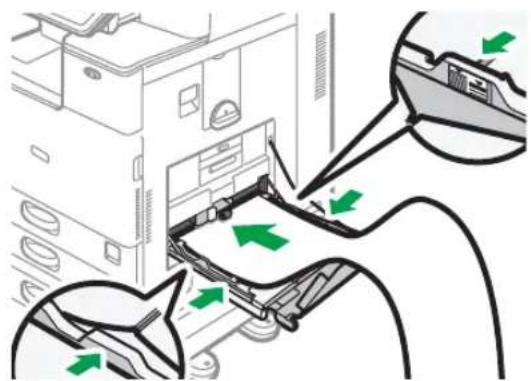 RICOH IM C2000LT - Chargement du papier dans le magasin guide-papier pour pages de garde - 4