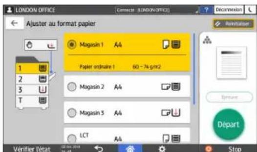 RICOH IM C2000LT - Agrandissement ou réduction en fonction du format papier - 6