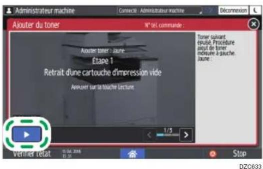 RICOH IM C2000LT - Appuyez sur [Regarder la video]. - 2