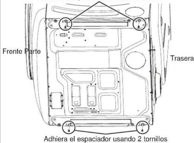 GE Profile PFD95ESPTDS - INSTALE LOS ESPACIADOS EN LA PARTE INFERIOR DE LA SECADORA - 2
