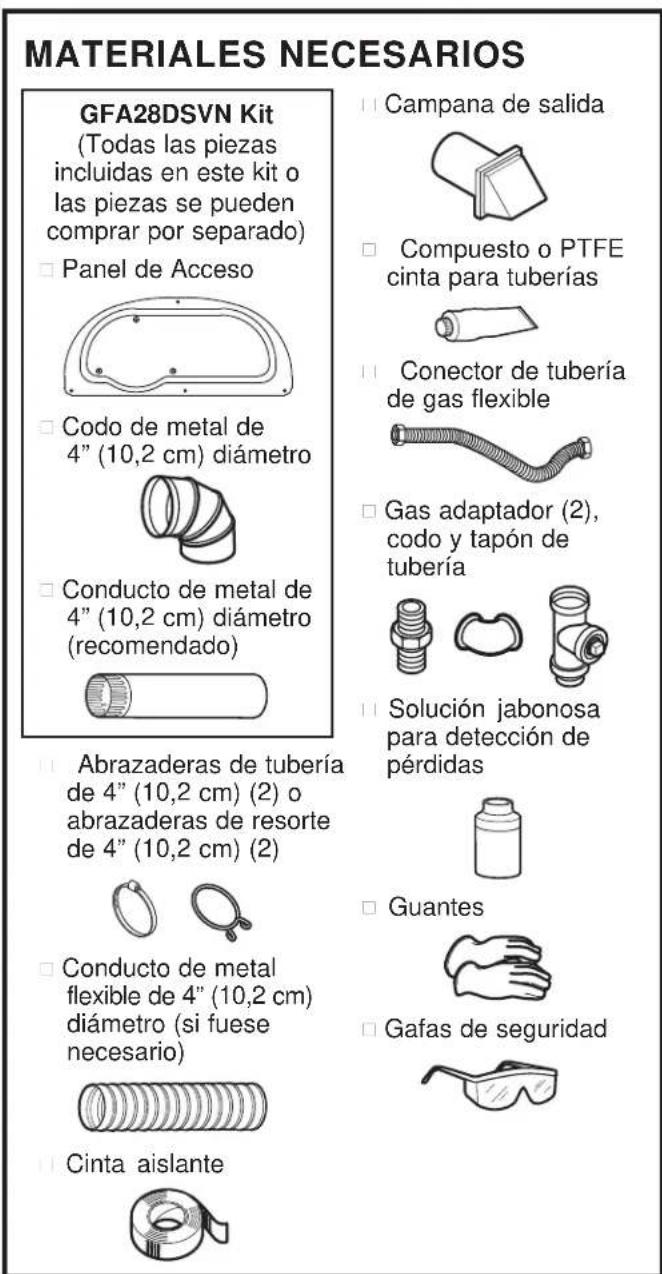 GE Profile PFD95ESPTDS - CÓMOCONNECTAR UNA SECADORA A GAS (si secee con una secadora electrica, saltear este paso) - 2