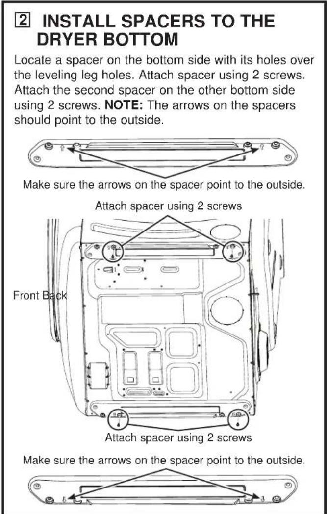 GE Profile PFD95ESPTDS - STACKING THE WASHER AND DRYER (Optional Kit GFA28KITN) - 5