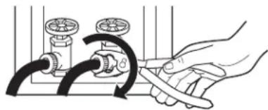 GE Profile PFD95ESPTDS - CÓMOCONNECTAR MANGUERAS DEENTRADA (cont.) - 2