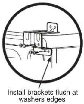 GE Profile PFD95ESPTDS - INSTALL THE APPROPRIATE BRACKETS TO THE WASHER - 2