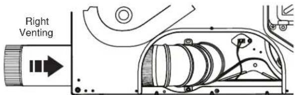 GE Profile PFD95ESPTDS - For RIGHT venting: - 1