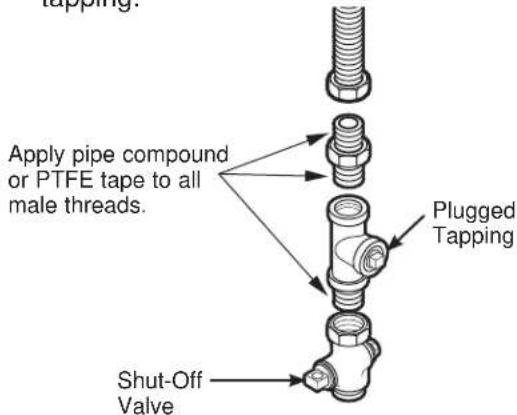 GE Profile PFD95ESPTDS - CONNECTING THE DRYER TO THE GAS SUPPLY (cont.) - 1
