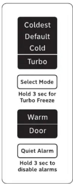 HOTPOINT HUF13STRWW - Encendido del Freezer por Control Electrónico - 1
