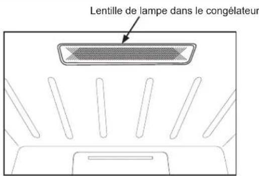 HOTPOINT HUF13STRWW - Pour remplacer la lampe DEL : - 1