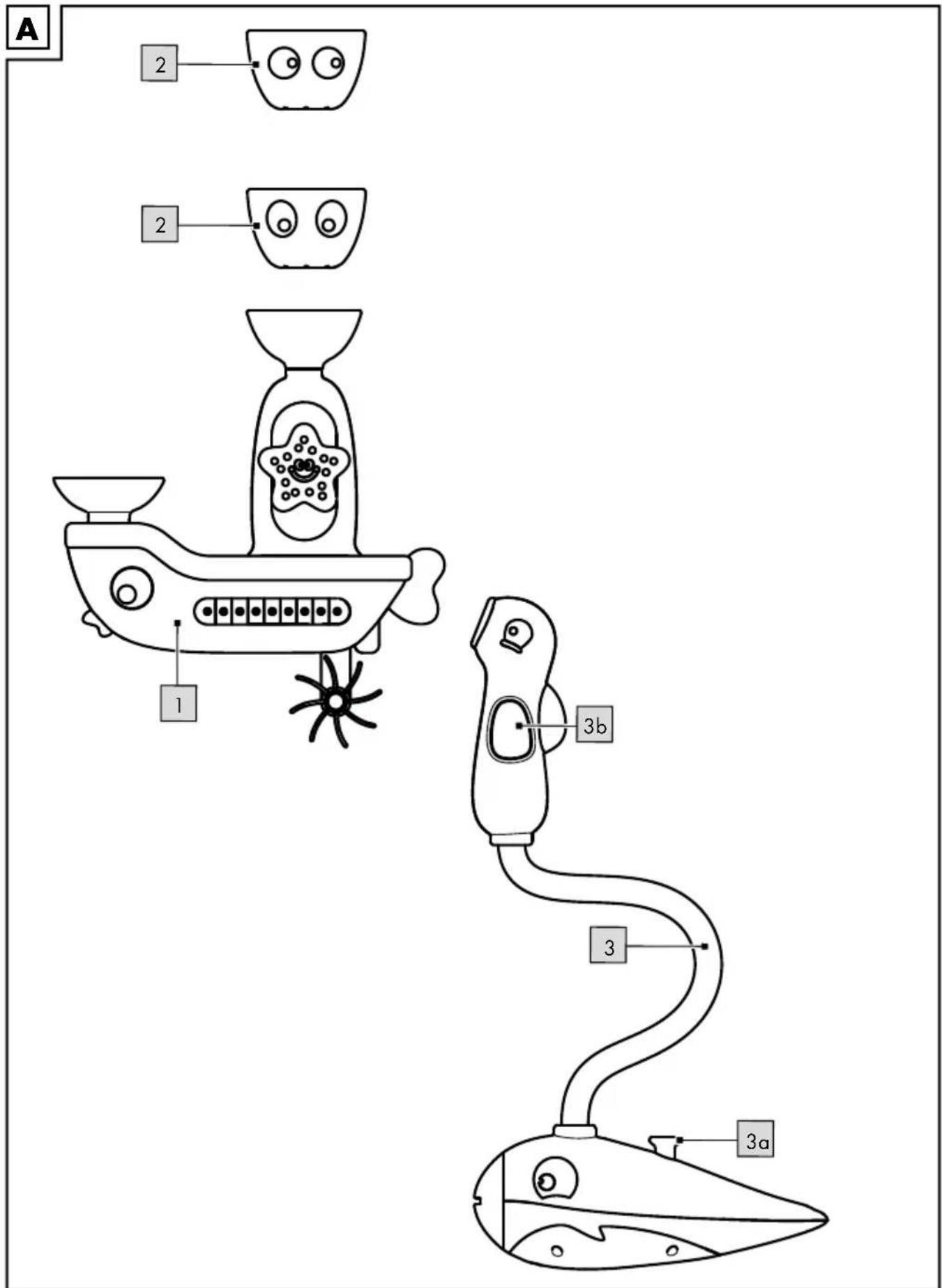 Playtive IAN 316639 - BADSPEELGOED WALVIS MET SPEELSTATION - 2