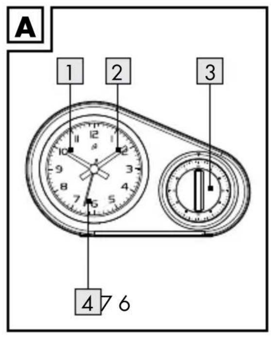 AURIOL HG06168A - KITCHEN CLOCK WITH TIMER - 1