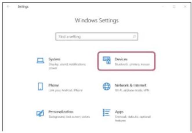 Settings Windows Settings Find a setting System Display sound notifications power Devices Bluetooth primers, mouse Phone Link your Android iPhone Network & Internet MI-PL airplane mode, VPN Personalization Background link screen colors Apps Microsoft defaults, optional features