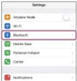 Settings Airplane Mode Wi-Fi Bluetooth Mobile Data Personal Hotspot Carrier Notifications