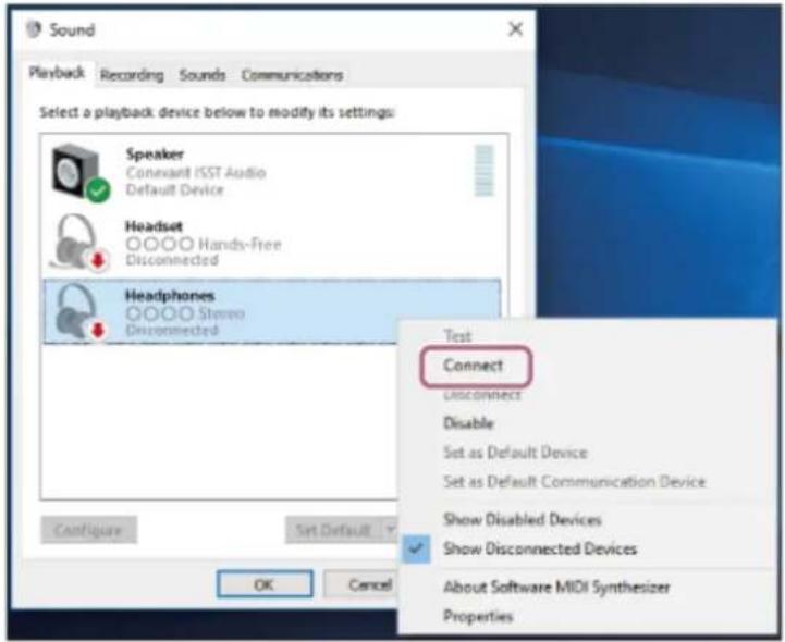 SONY WIC100 - Connexion à un ordinateur apparié (Windows 8.1) - 5