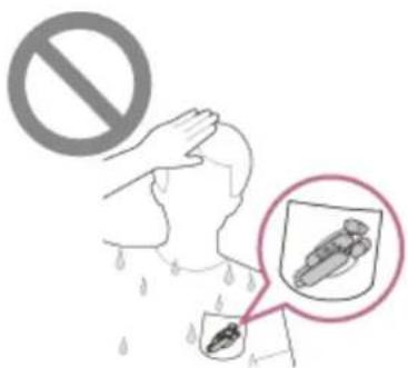 SONY WIC100 - À propos des performances de résistance à l'eau du casque - 2
