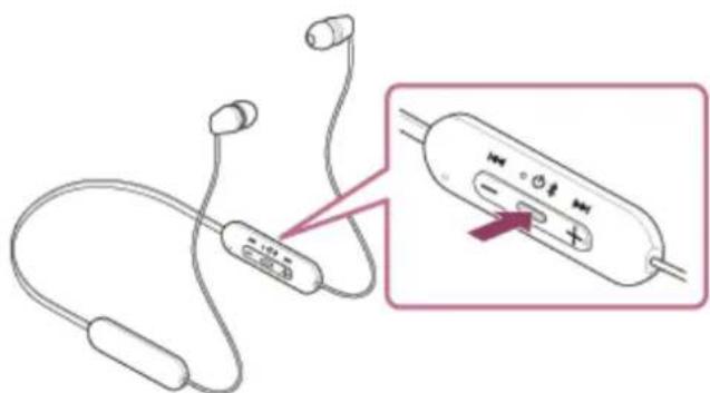 SONY WIC100 - Entrez en mode de pairage sur le casque. - 1