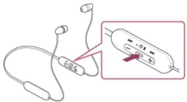 SONY WIC100 - Mise hors tension du casque - 2