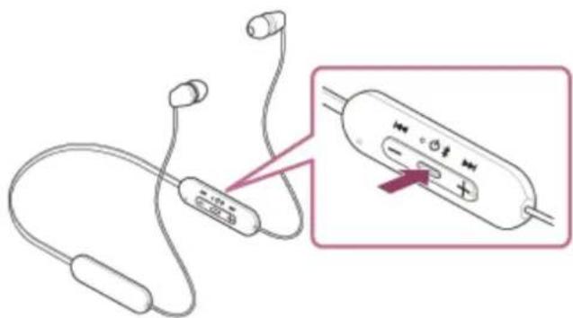 SONY WIC100 - Lorsque vous entendez une sonnerie, appuyez sur la touche — (appel) du casque et recevez l'appel. - 1
