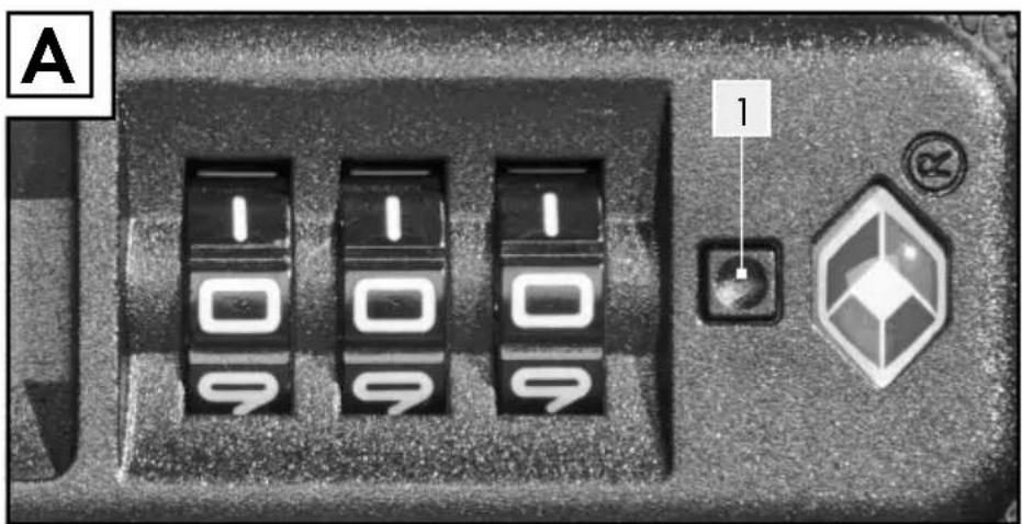 Topmove IAN 314144 - Mode d'emploi Serrure à combinaison TSA - 1