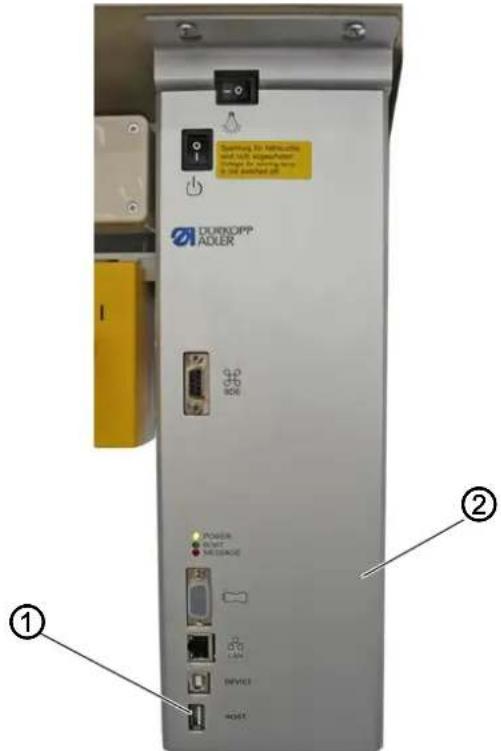 Dürkopp Adler 868M Premium - Réglage du paramètre Programmes (programme) - 2