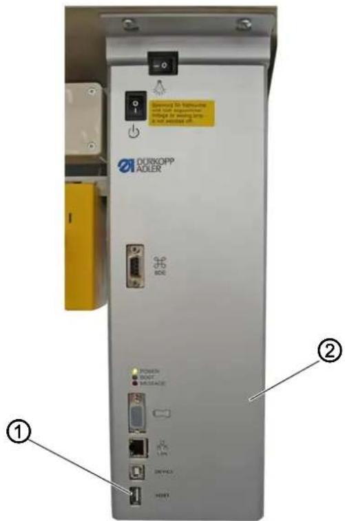 Dürkopp Adler 868M Premium - Reglage du paramètre Données seules (Seul données) - 1