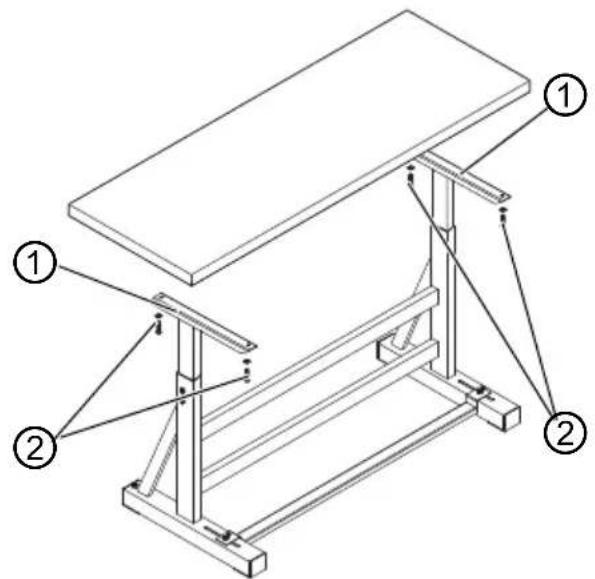 Dürkopp Adler 869M Premium - Fixation de la table au bâti - 1