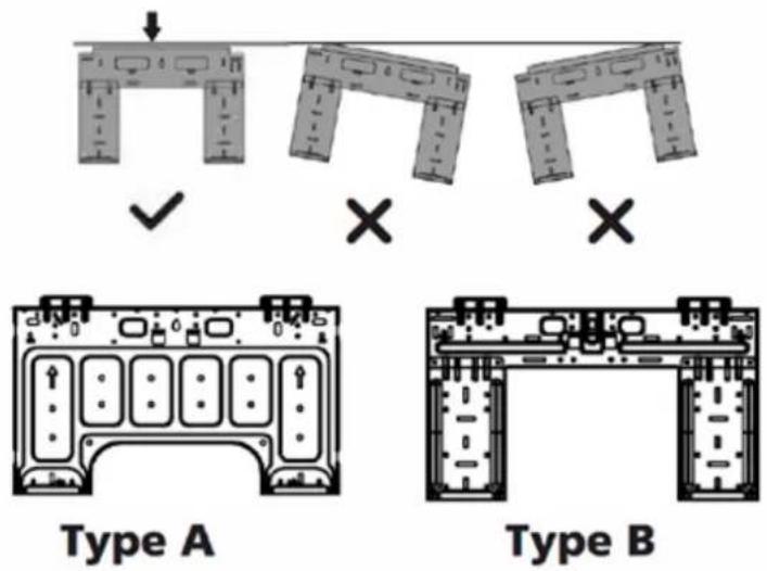 QLIMA SC6135 - DIMENSIONS DE LA PLAQUE DE FIXATION - 1