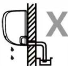 QLIMA SC6135 - NOTE ON DRAIN HOSE PLACEMENT - 4