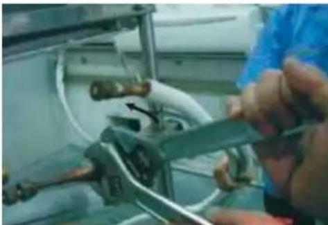 QLIMA SC6153 - Anschluss der Kältemittelleitungen am Innengerät - 3